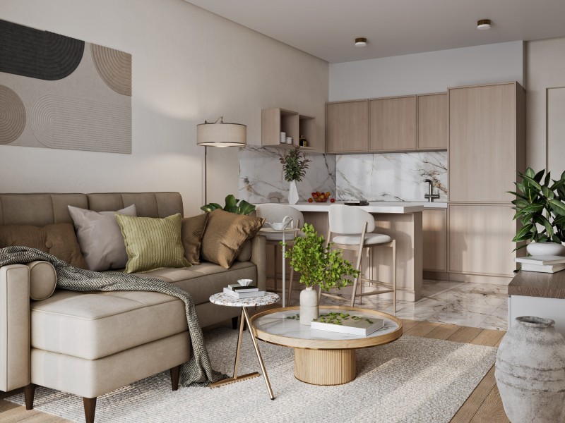 Antalya Desire Residences'te  Yeni Satılık 1+1 Daire