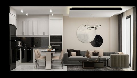 Alanya Tosmur Mare Life Sitesinde 1+1 Satılık Yeni Daire